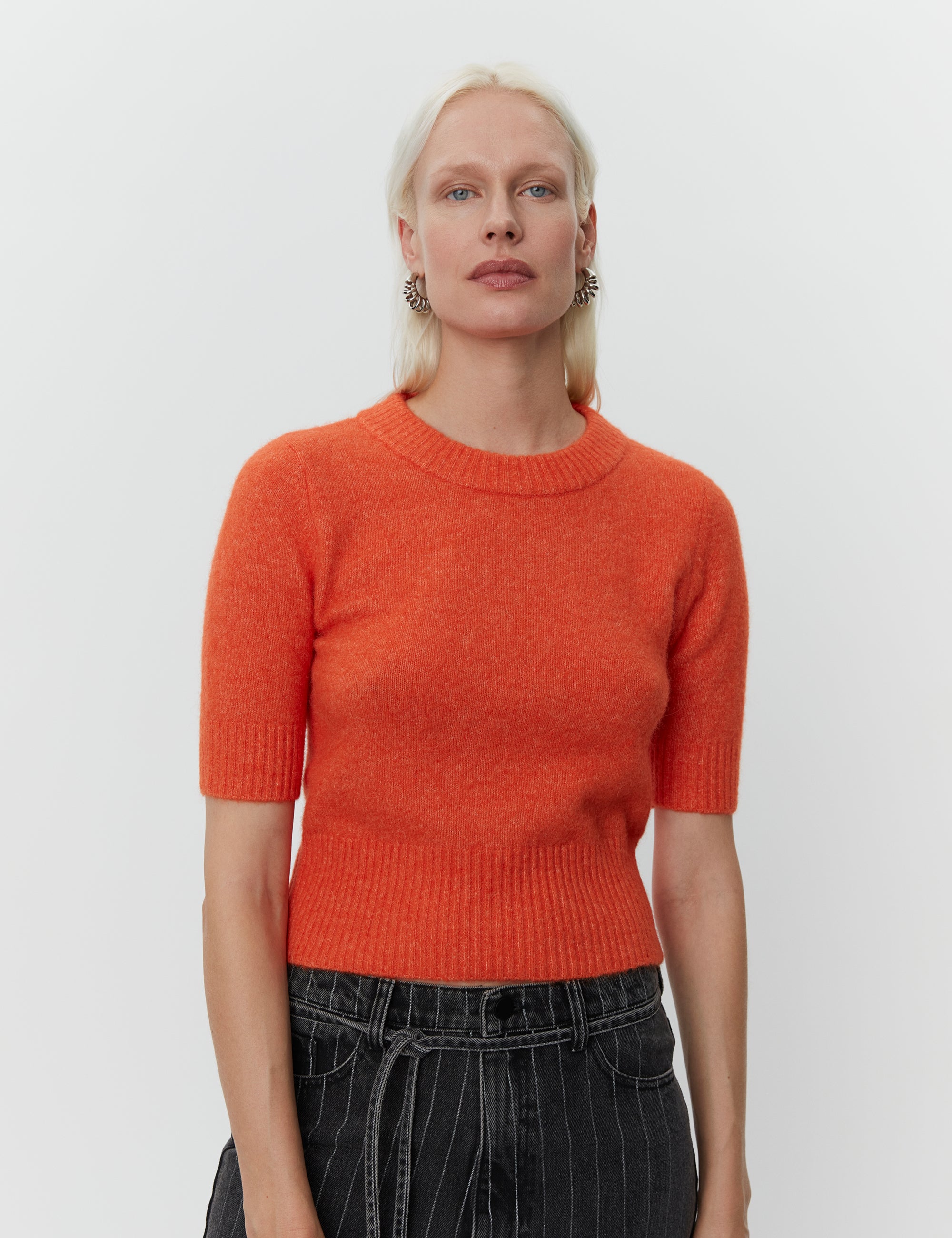 DAY Birger ét Mikkelsen Maylin - Cozy Days RD Pullover 161356 PERSIMMON ORANGE