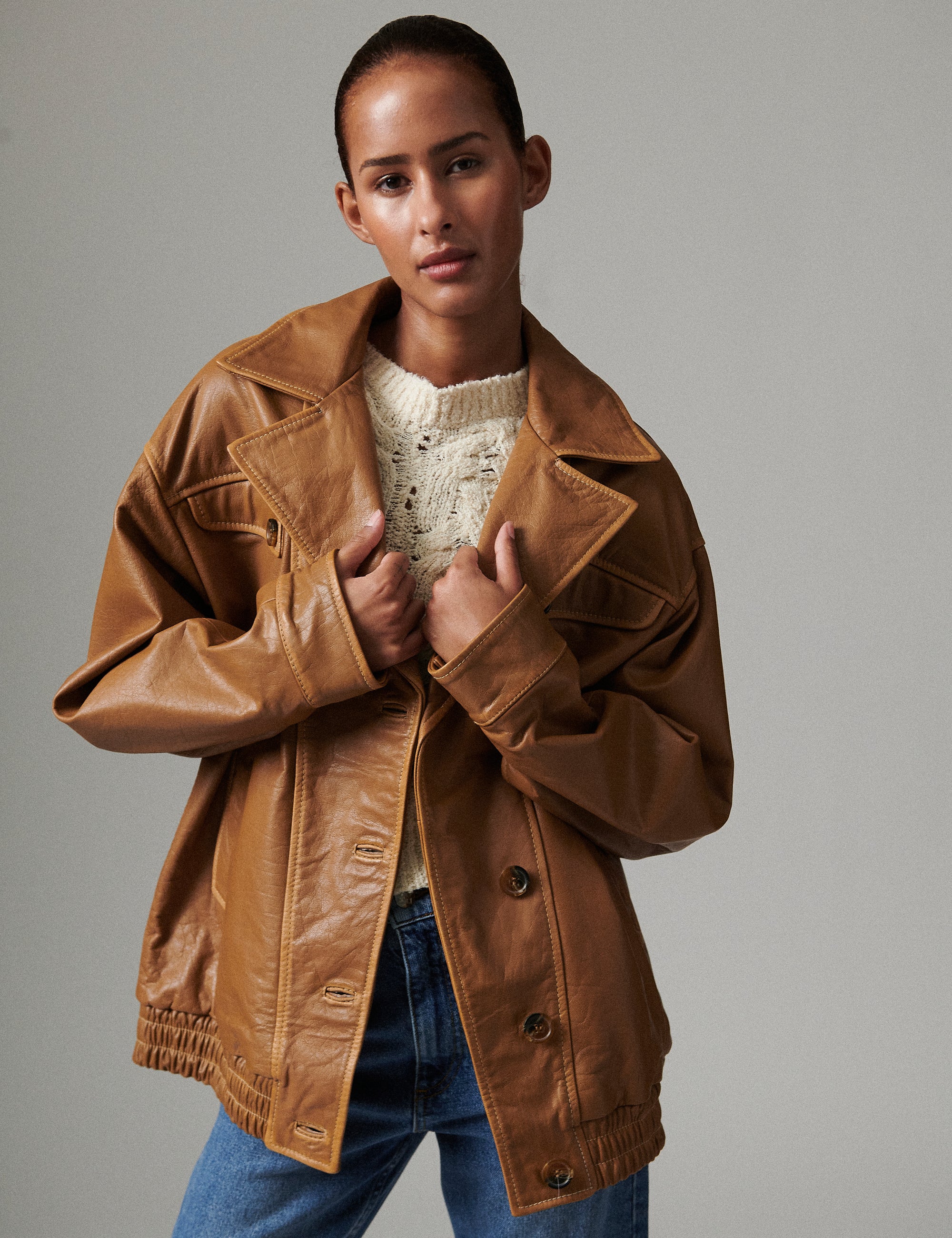 DAY Birger ét Mikkelsen Mette - Leather Jacket 180933 RUBBER