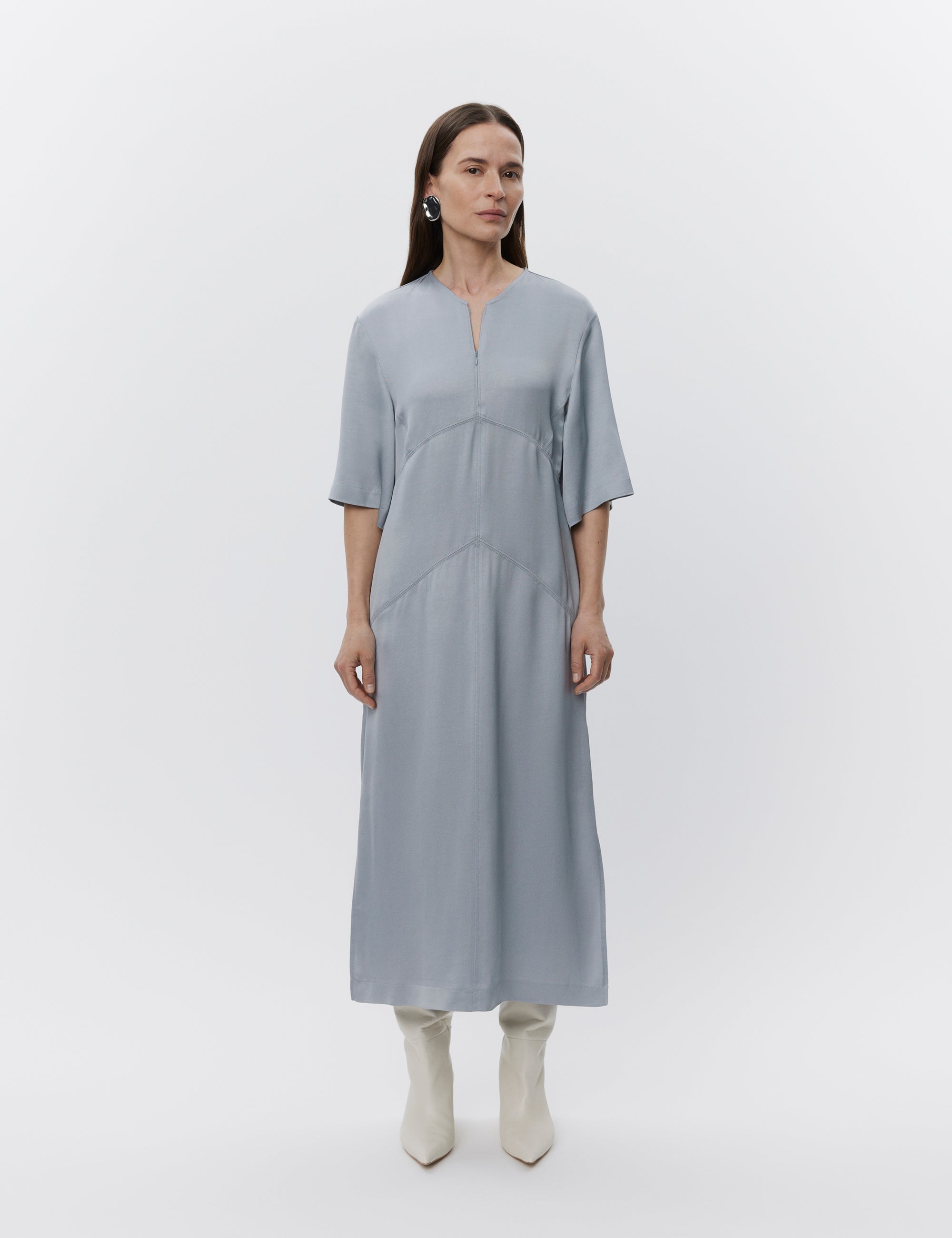 DAY Birger ét Mikkelsen Micca - Modern Twill Dress 154305 Quarry