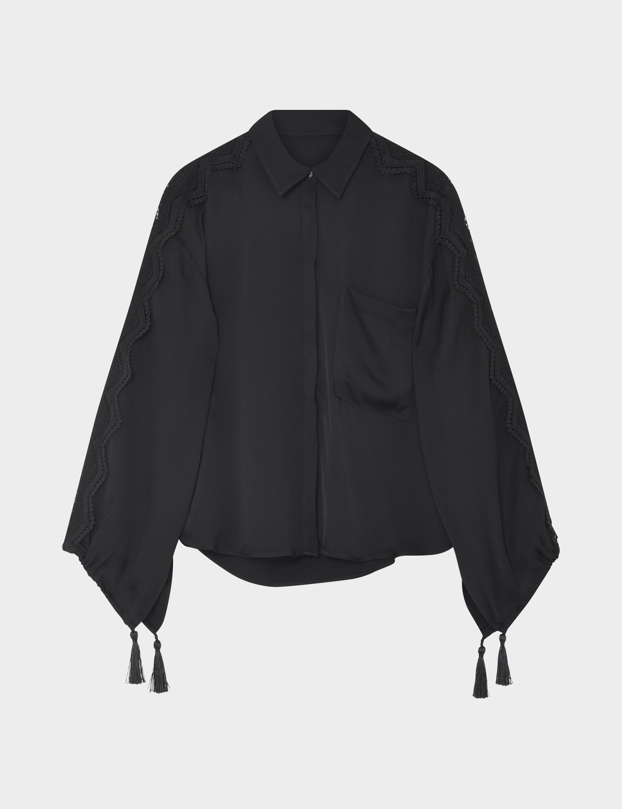 DAY Birger ét Mikkelsen Mikana - Matte Crepe - Blouse Blouse 190303 Black