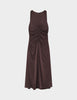 Mino -Viscose Stretch - Dress - Coffee Bean