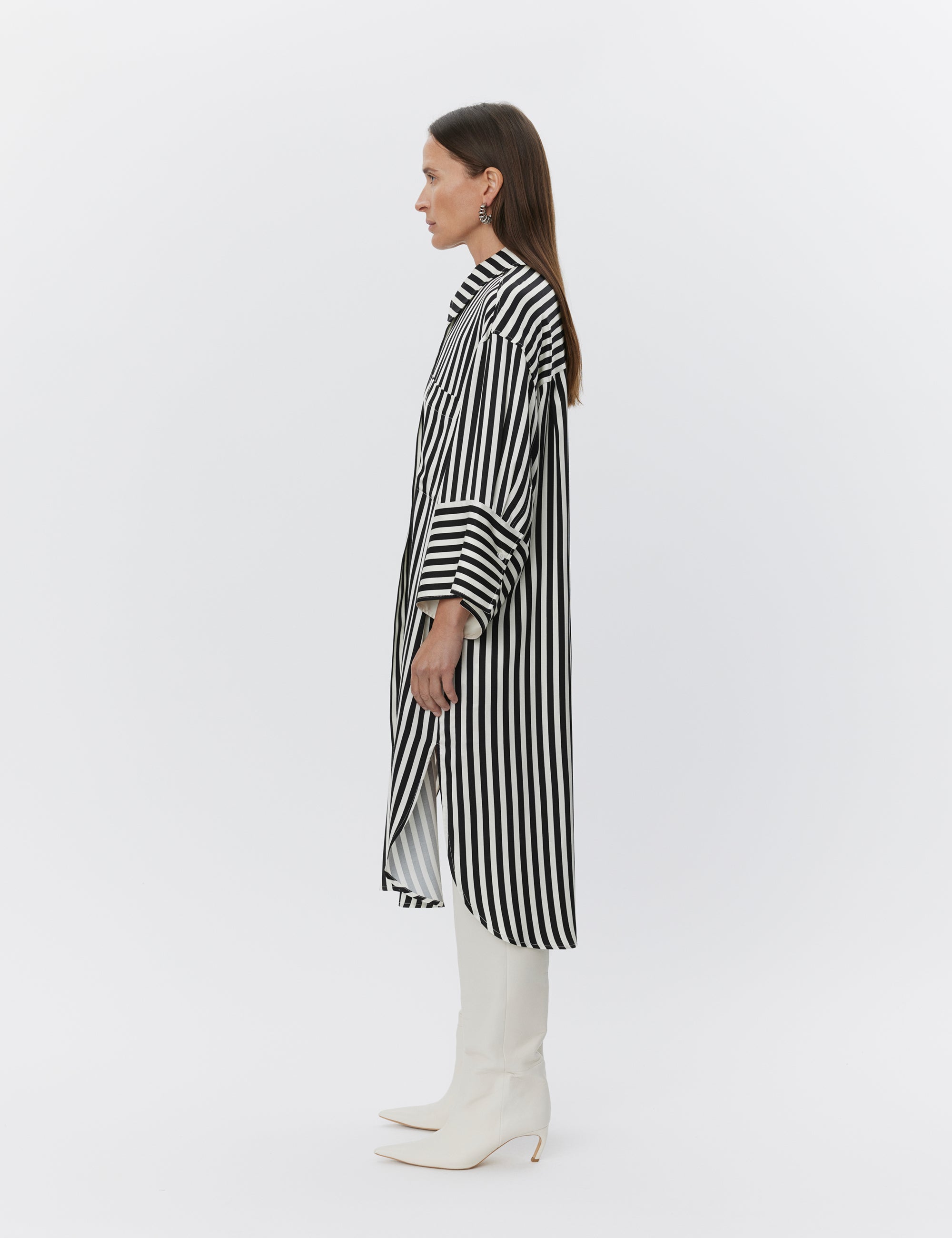 DAY Birger ét Mikkelsen Noe - Striped Viscose Dress 500143 FLUID STRIPES