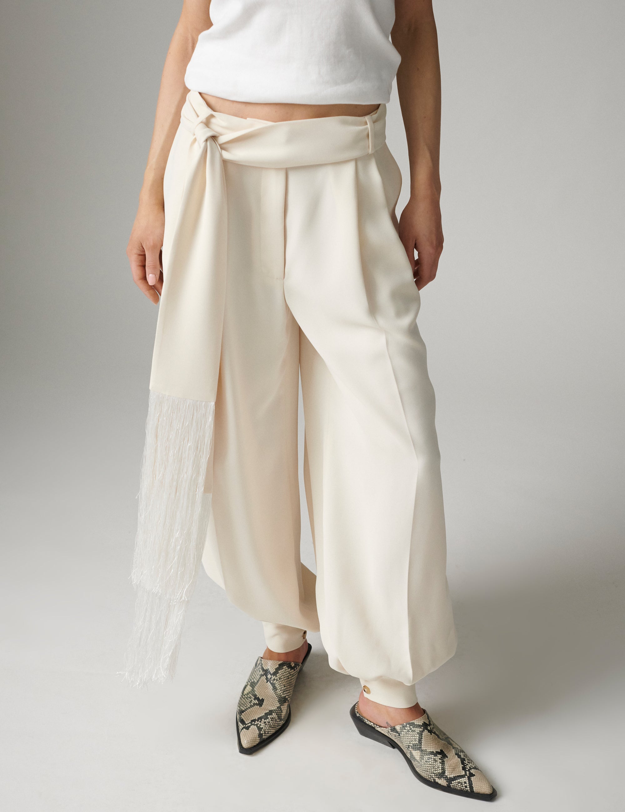 DAY Birger ét Mikkelsen Oda - Classic Gabardine - Pants Pants 01002 Ivory Shade