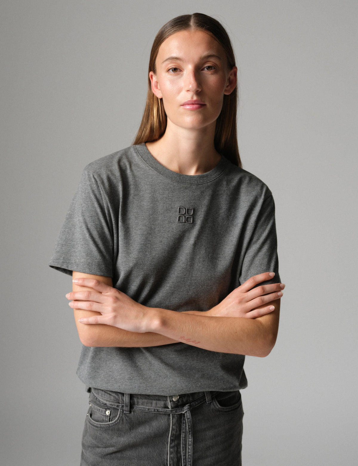 DAY Birger ét Mikkelsen Parry - Heavy Jersey - T-shirt T-shirt 500006 Medium Grey Melange