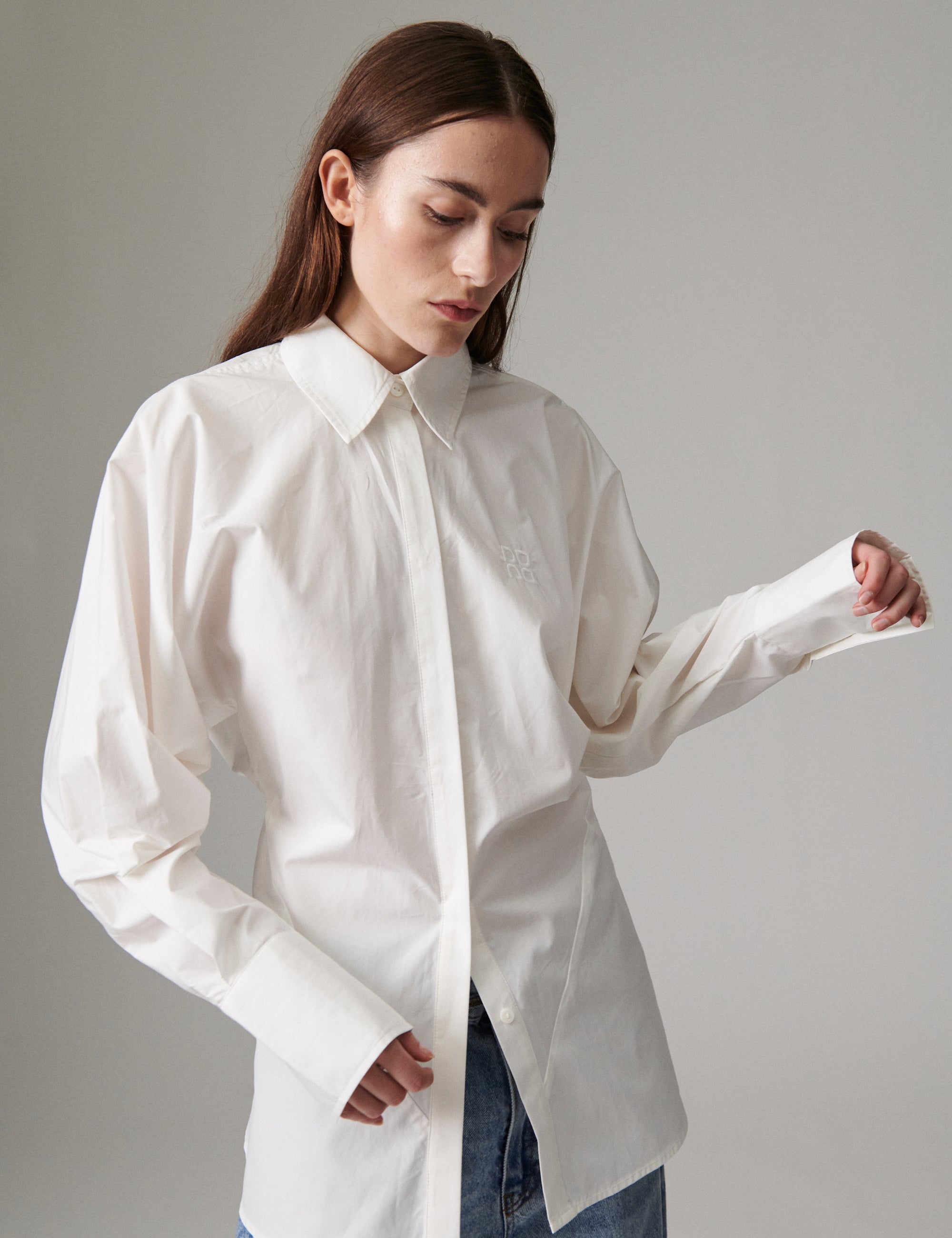 DAY Birger ét Mikkelsen Pixie - Poplina - Shirt Shirt 114001 Brilliant White