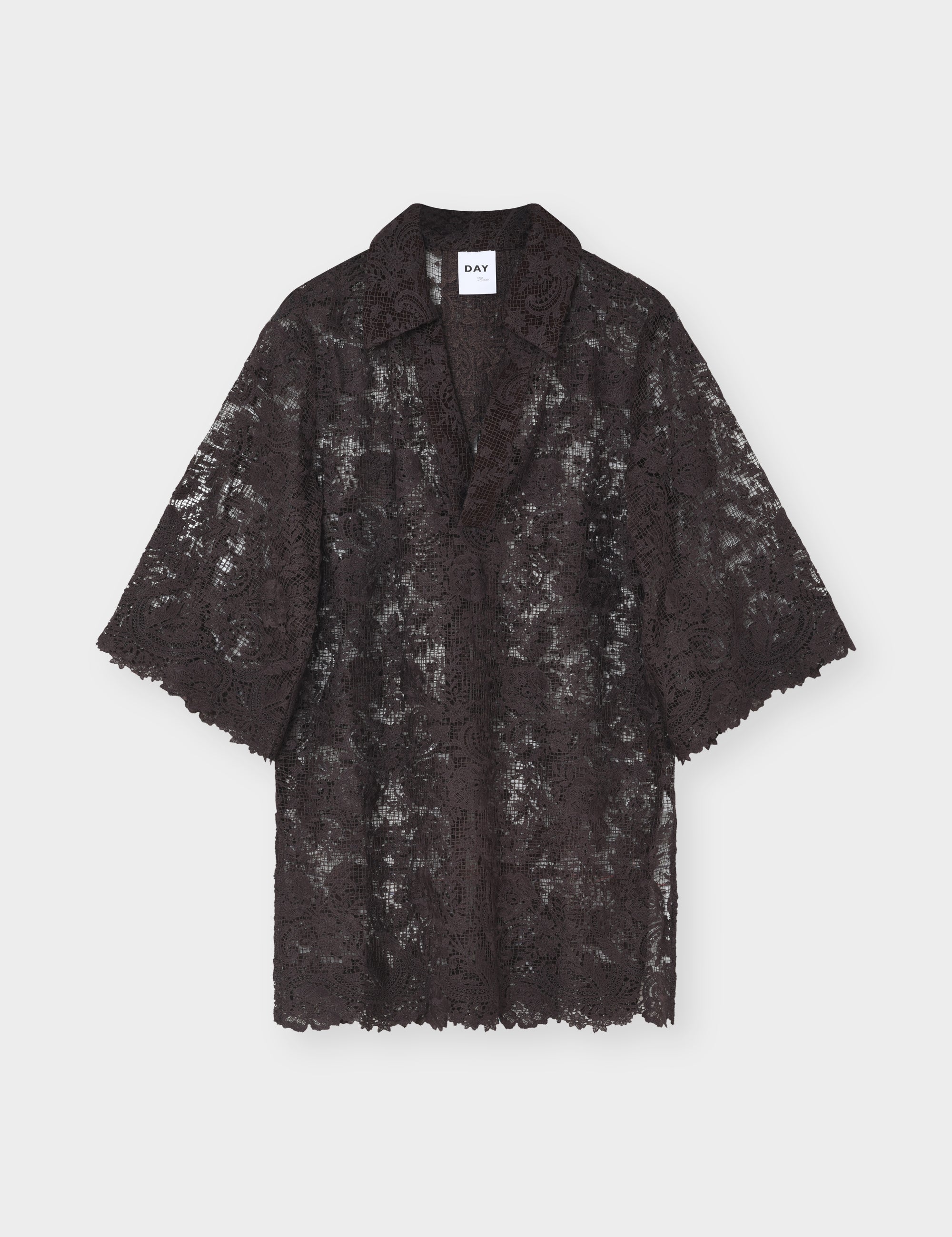 DAY Birger ét Mikkelsen Prima - Day Crochet - Tunic Tunic 190915 Coffee Bean
