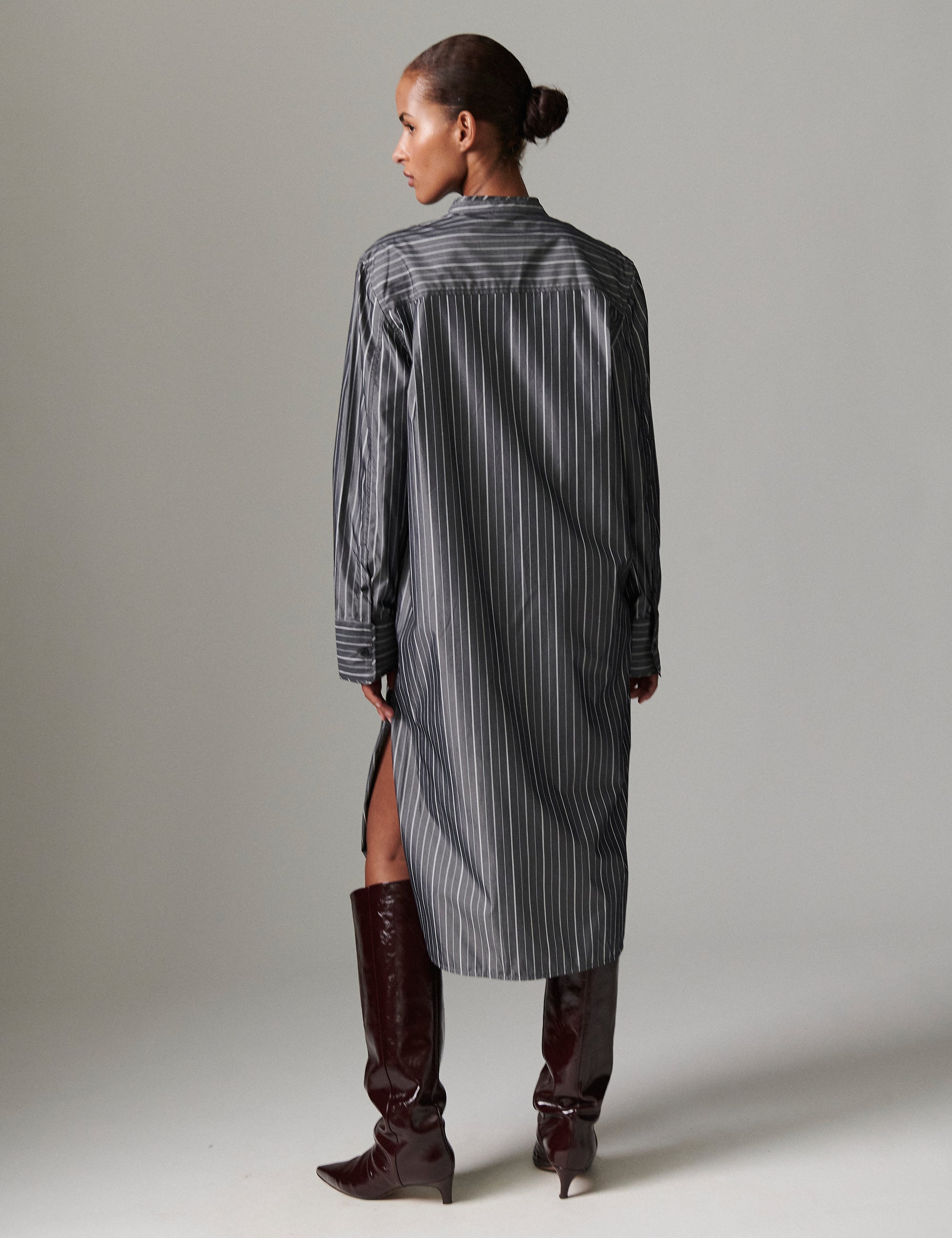 DAY Birger ét Mikkelsen Reed - Refined stripes Dress 190303 Black