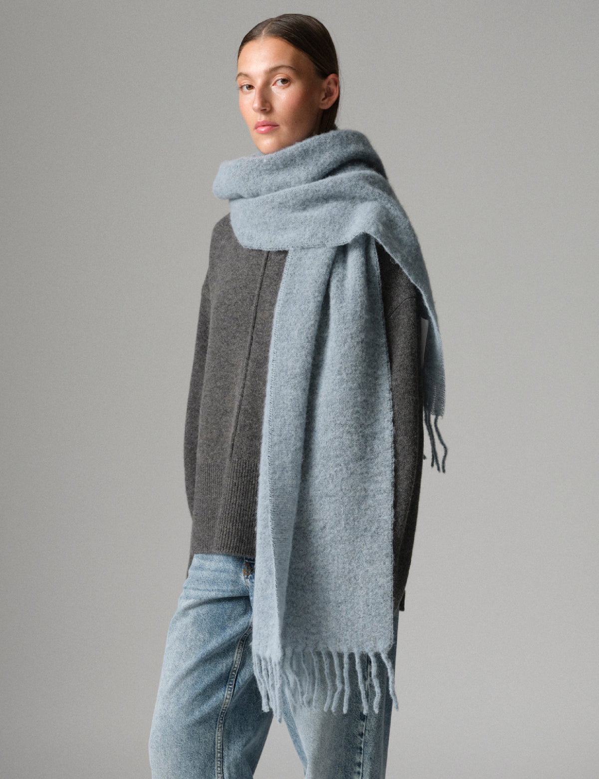 DAY Birger ét Mikkelsen Regina - Fluffy Feel - Scarf Accessories 154030 LIGHT SKY