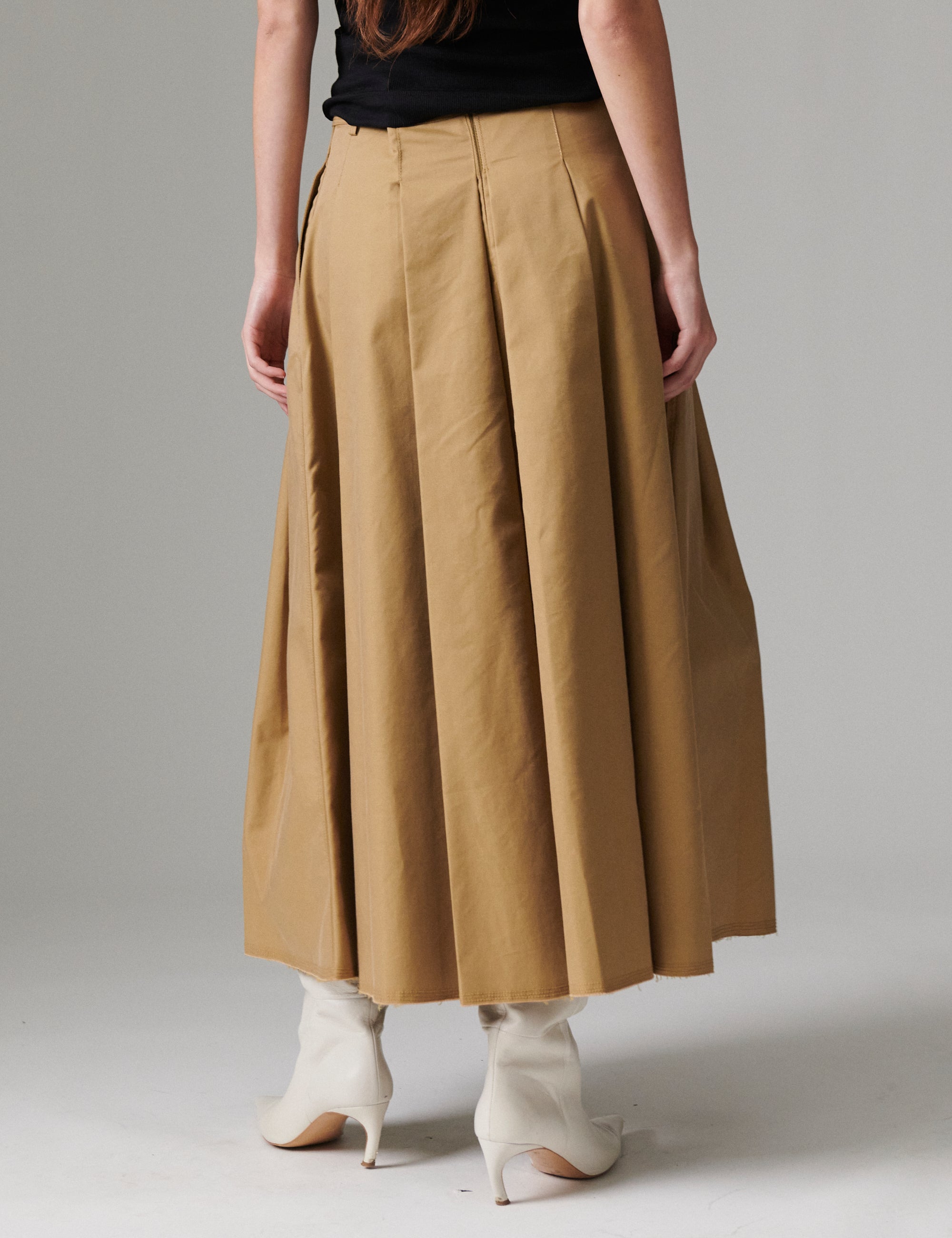 DAY Birger ét Mikkelsen Robb - Canvas Deluxe - Skirt Skirt 170836 ECRU OLIVE
