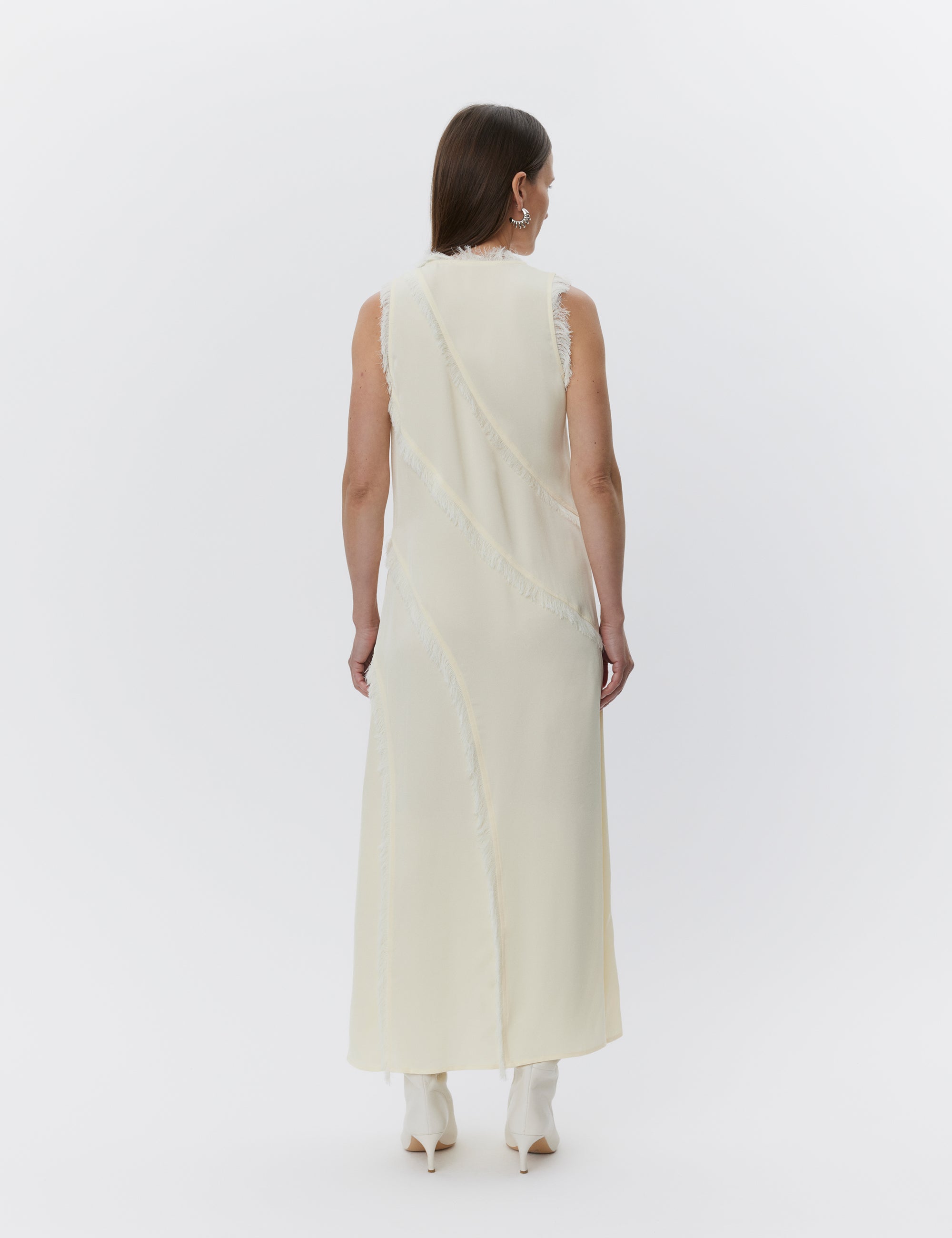 DAY Birger ét Mikkelsen Ryleigh - Matte Crepe Dress 110507 WINTER WHITE