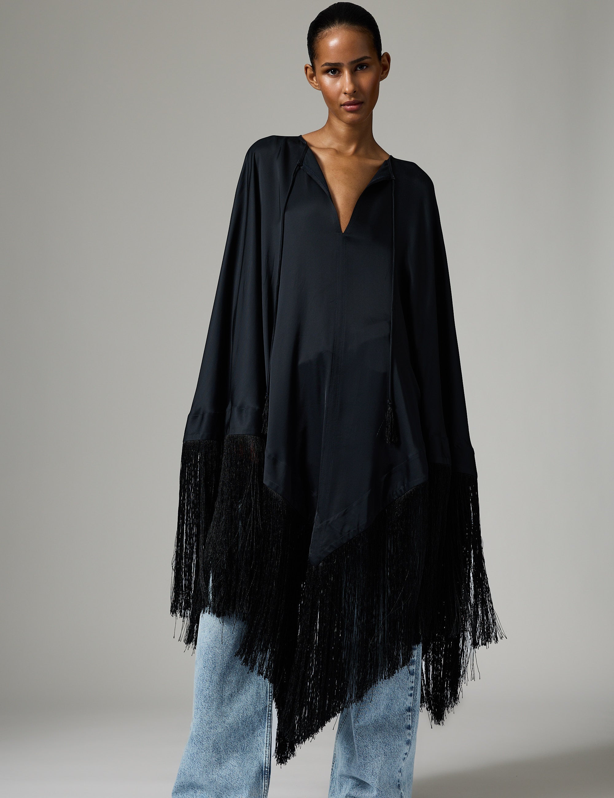 DAY Birger ét Mikkelsen Saxon- Fluid Viscose Scarf 190303 Black