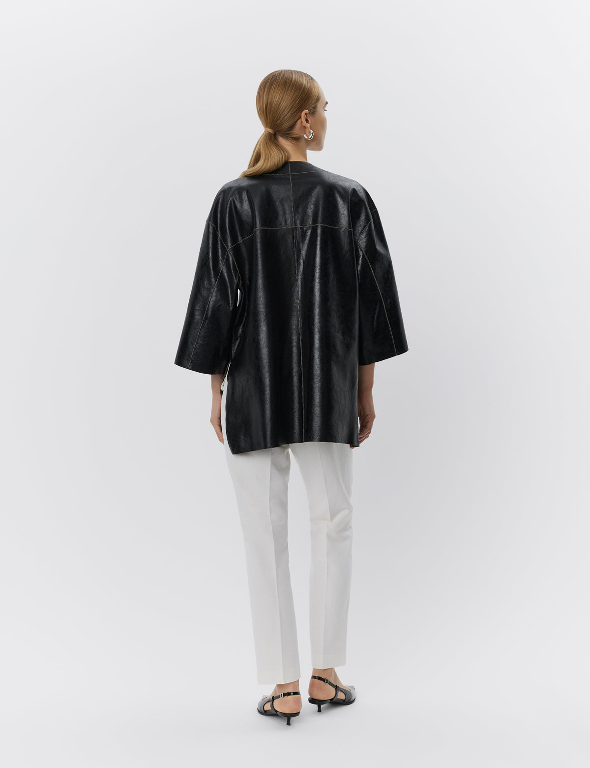 DAY Birger ét Mikkelsen Shae - Polished Leather Shirts & Blouses 190303 Black