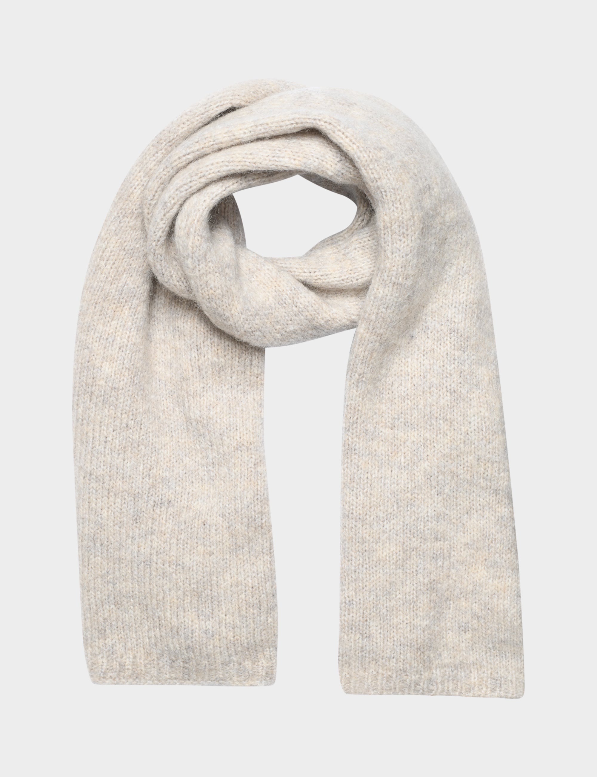 DAY Birger ét Mikkelsen Sine - Soft Mohair Scarf 500036 Light Grey Melange
