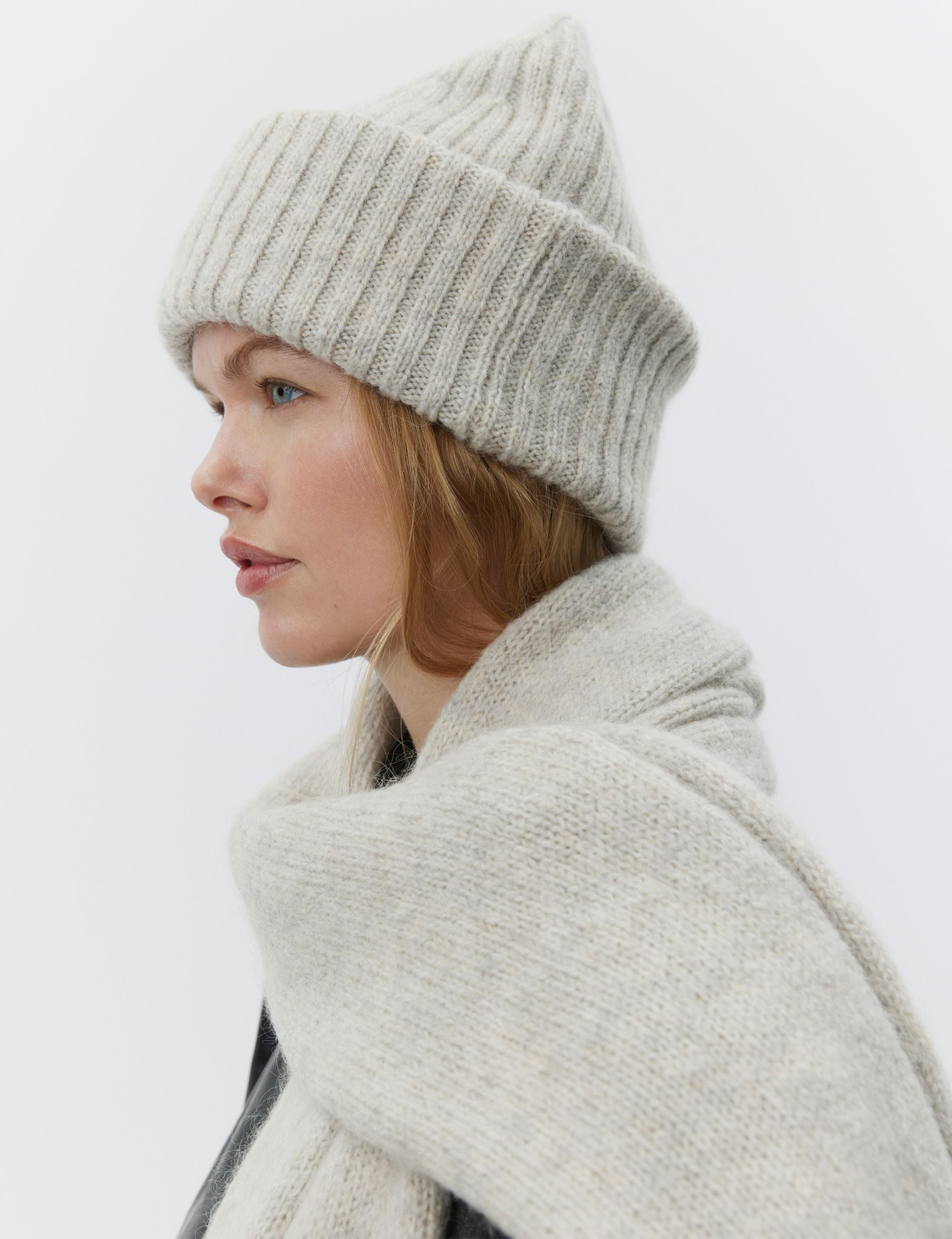 DAY Birger ét Mikkelsen Sine - Soft Mohair Scarf 500036 Light Grey Melange