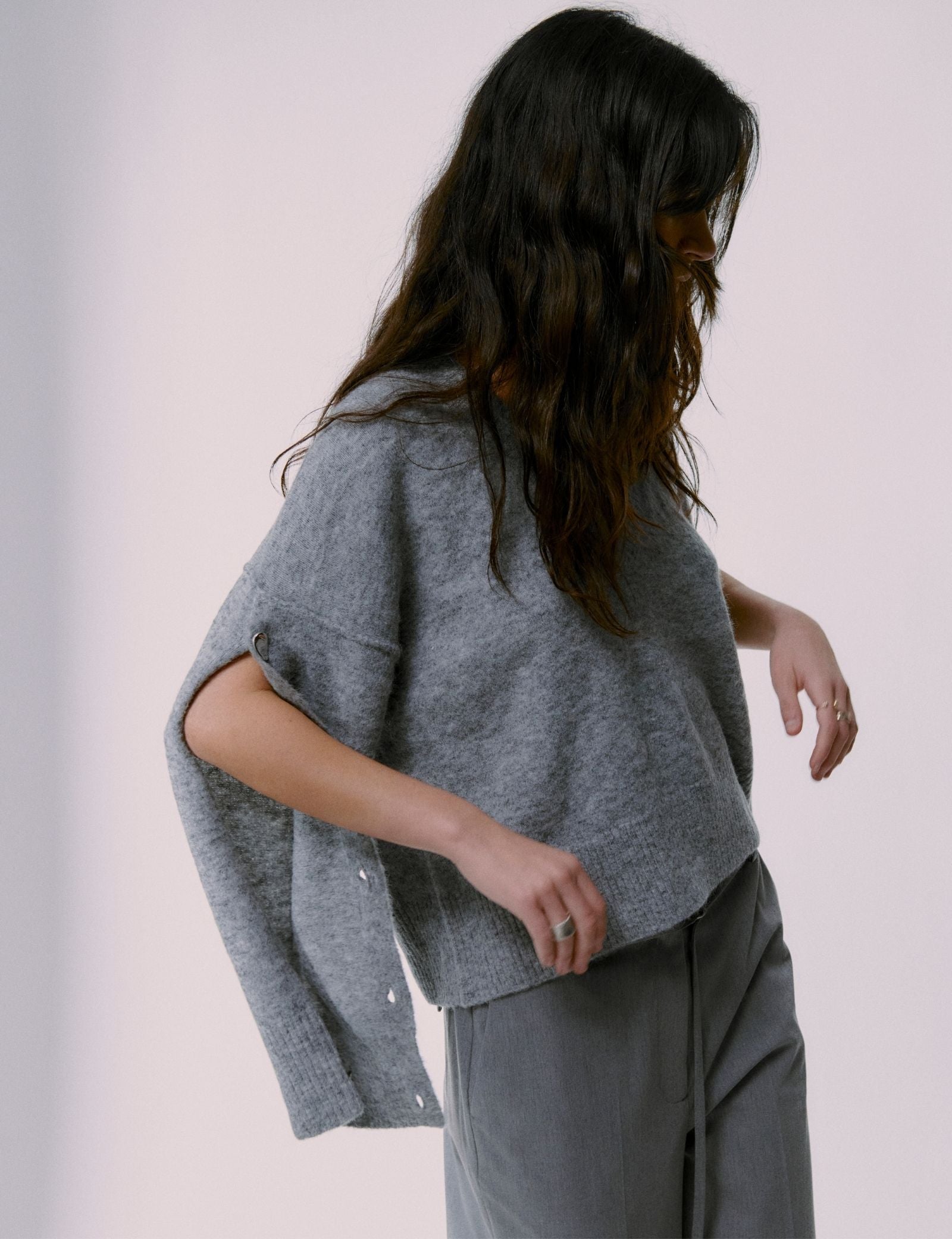 DAY Birger ét Mikkelsen Solange - Cozy Days Pullover 500056 GREY MELANGE