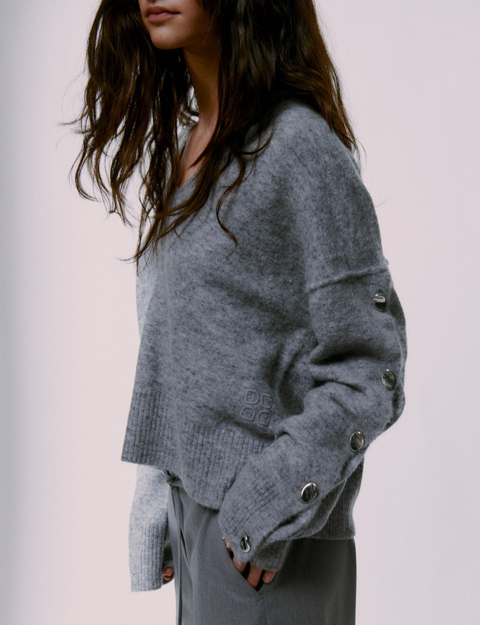 DAY Birger ét Mikkelsen Solange - Cozy Days Pullover 500056 GREY MELANGE