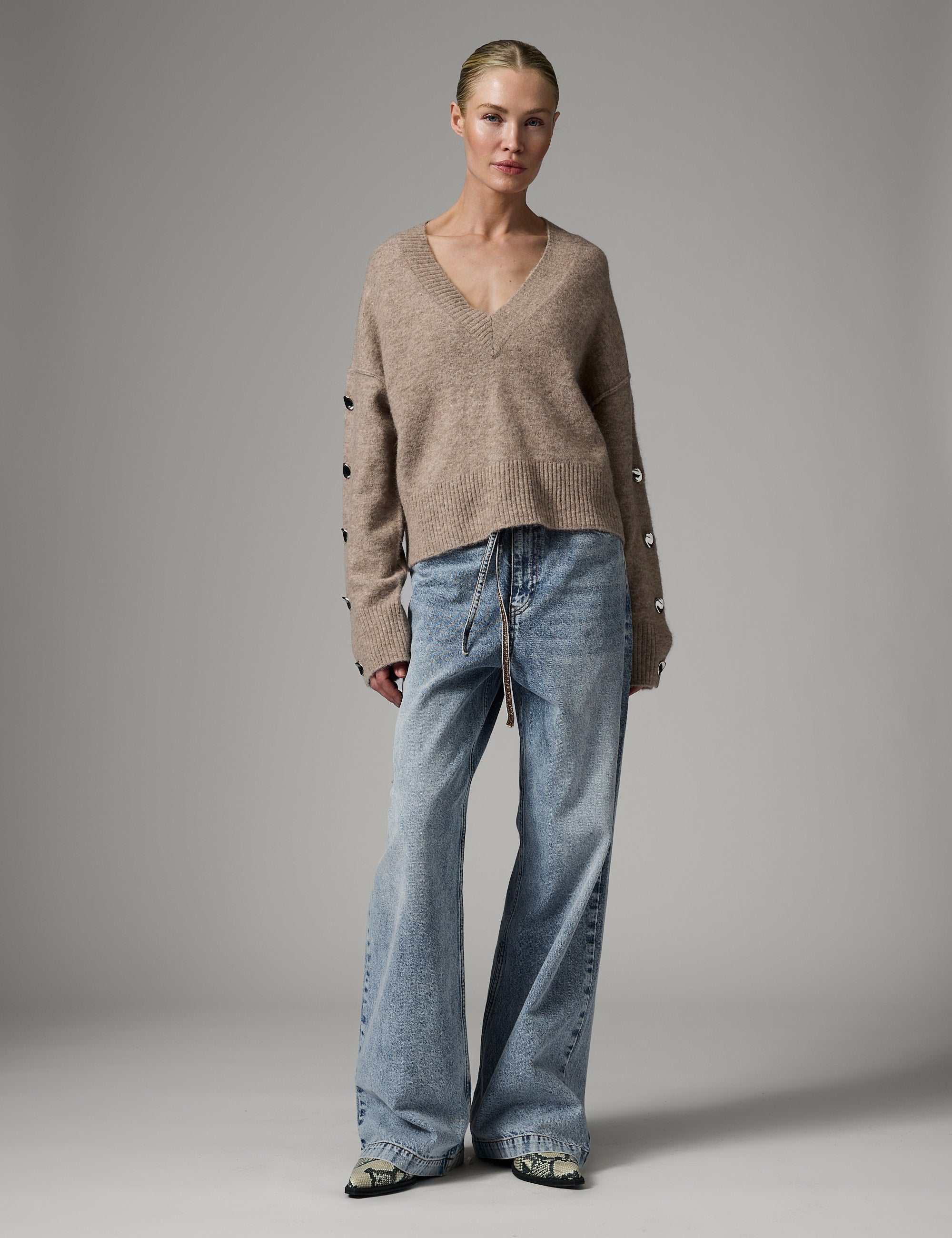 DAY Birger ét Mikkelsen Solange - Cozy Days Pullover 500082 Hazel Melange