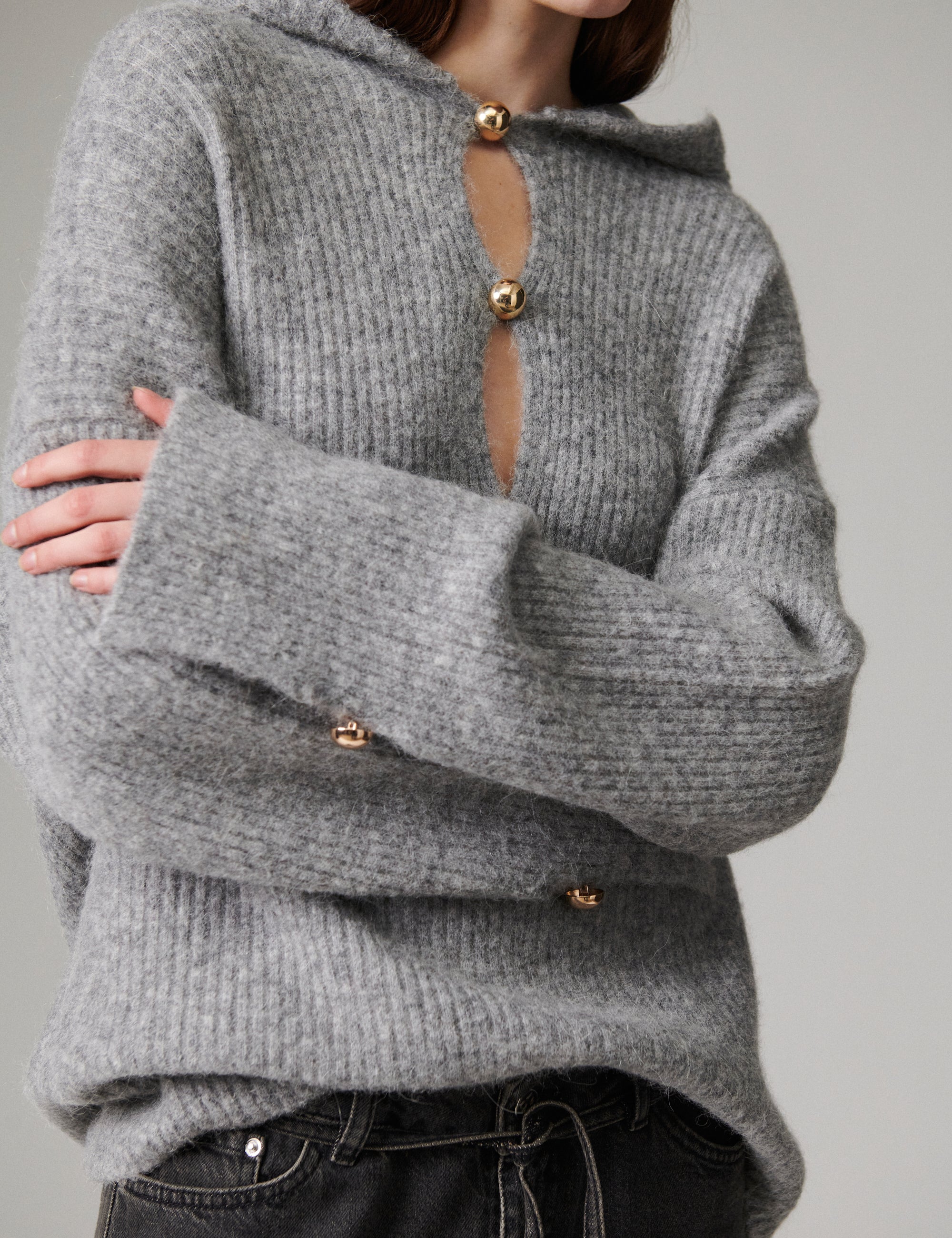 DAY Birger ét Mikkelsen Sonja - Cozy Days - Pullover Pullover 164703 GHOST GRAY