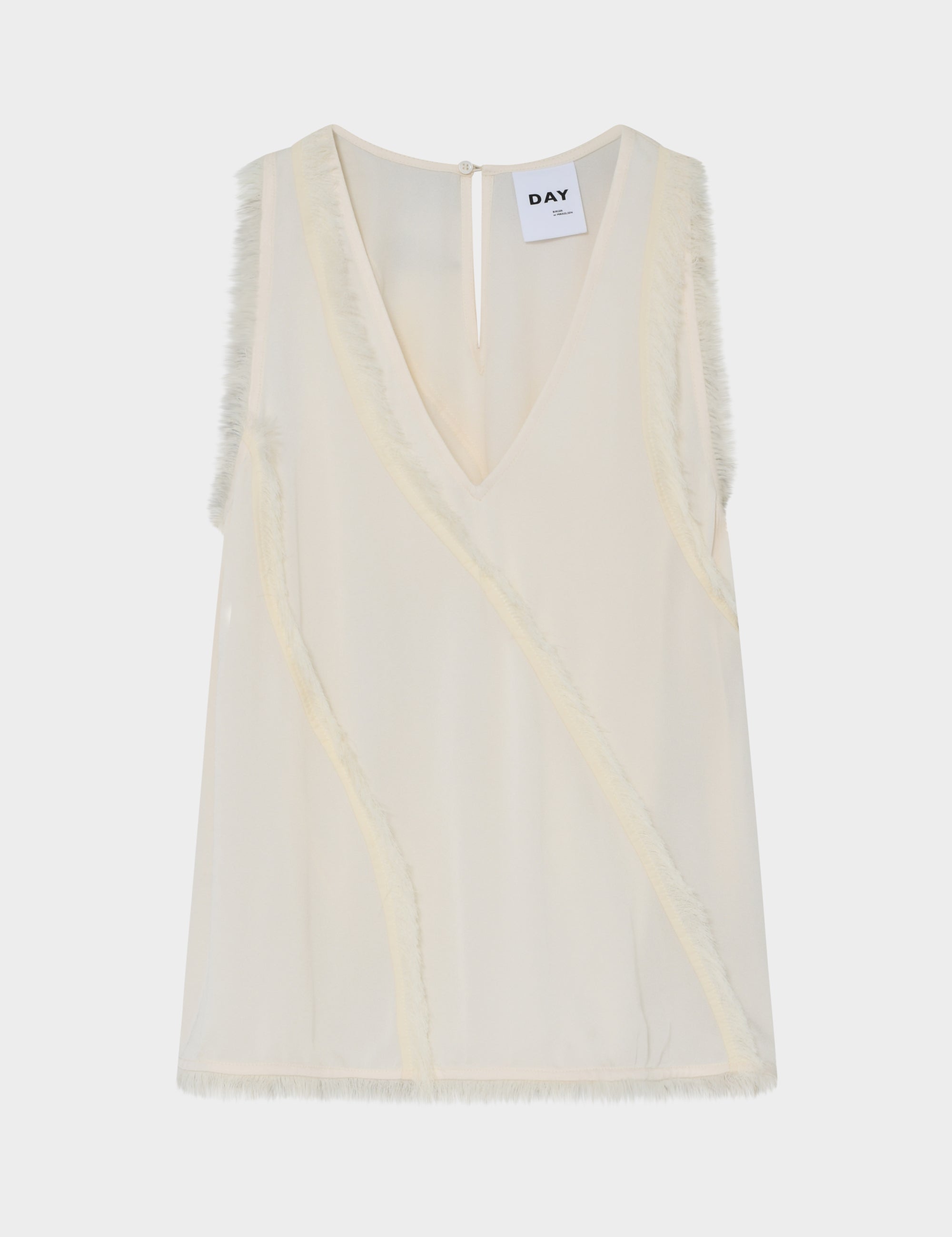 DAY Birger ét Mikkelsen Tally - Matte Crepe Tops & T-Shirts 110605 Jet Stream
