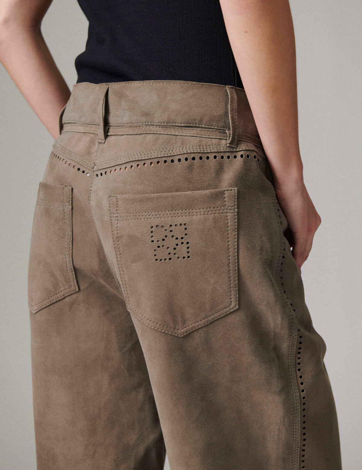 DAY Birger ét Mikkelsen Tamara - Light Suede - Pants Pants 181112 Walnut