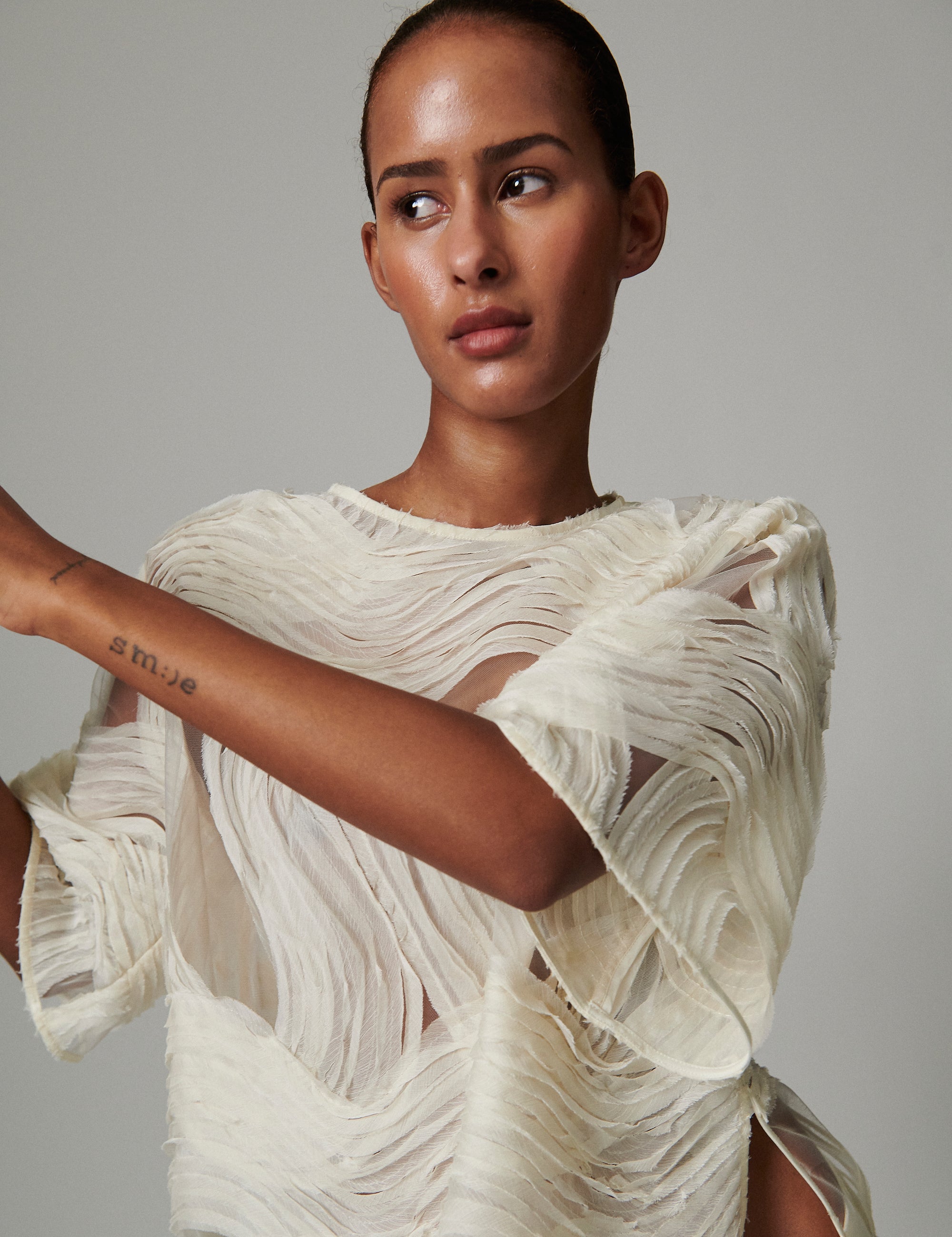 DAY Birger ét Mikkelsen Tatiana - Crochet Lacy Tops & T-Shirts 110605 JET STREAM