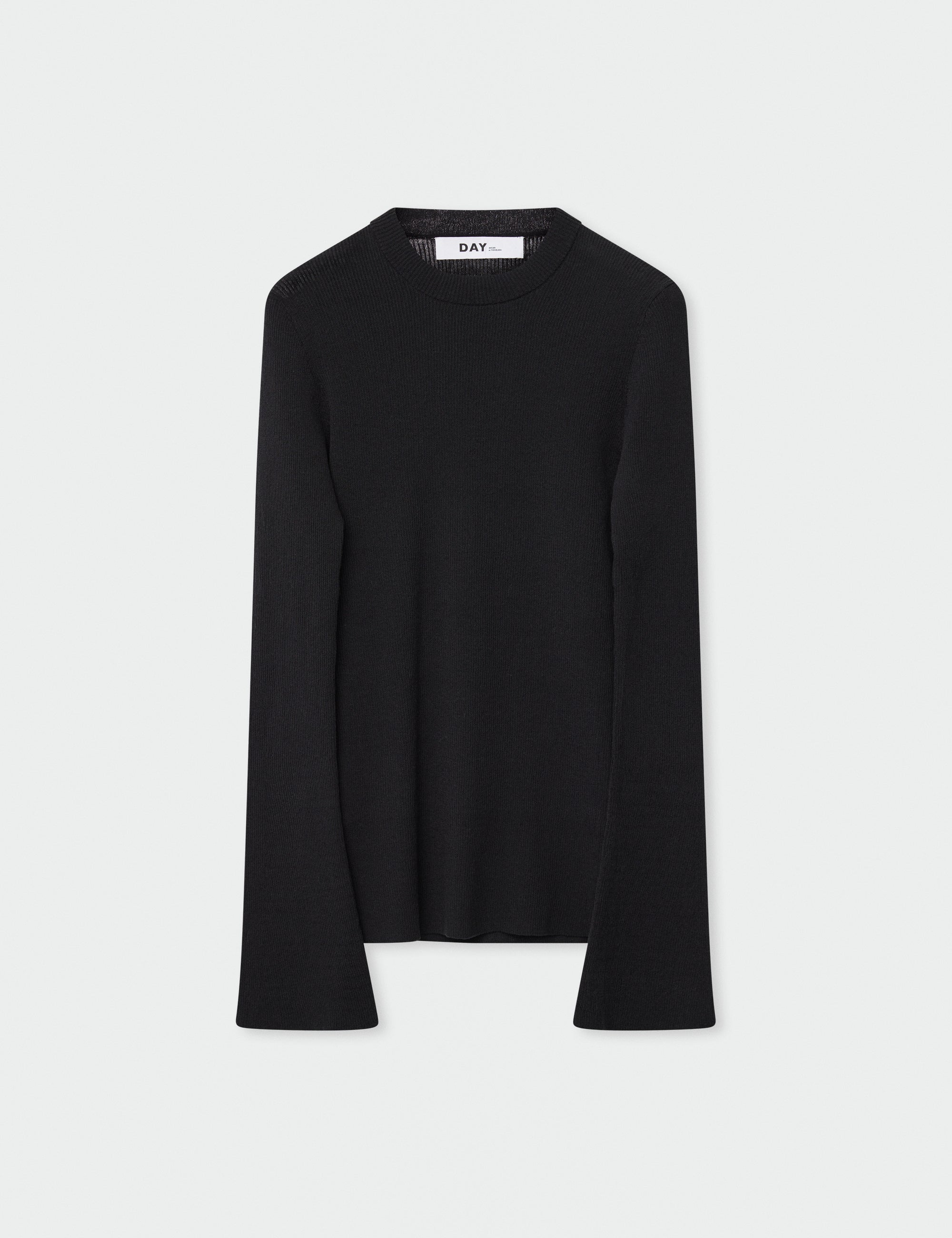 DAY Birger ét Mikkelsen Teran - Cotton Base Pullover 190303 BLACK