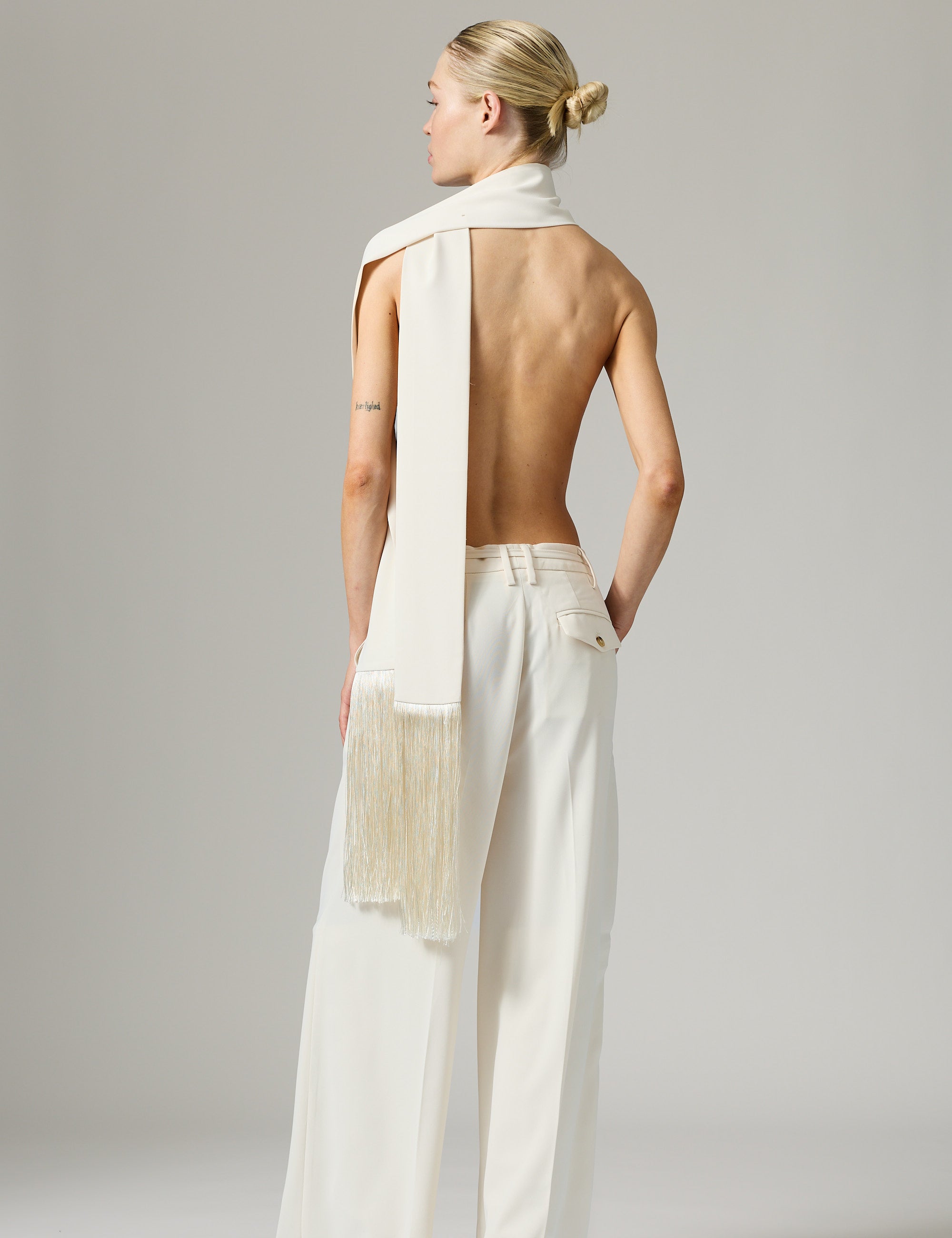 DAY Birger ét Mikkelsen Tory - Classic Gabardine Scarf 01002 Ivory Shade