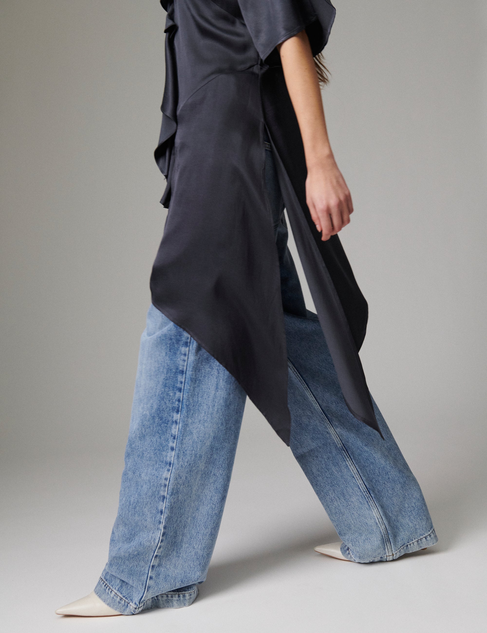 DAY Birger ét Mikkelsen Valor - Silky Touch - Blouse Blouse 194104 EBONY