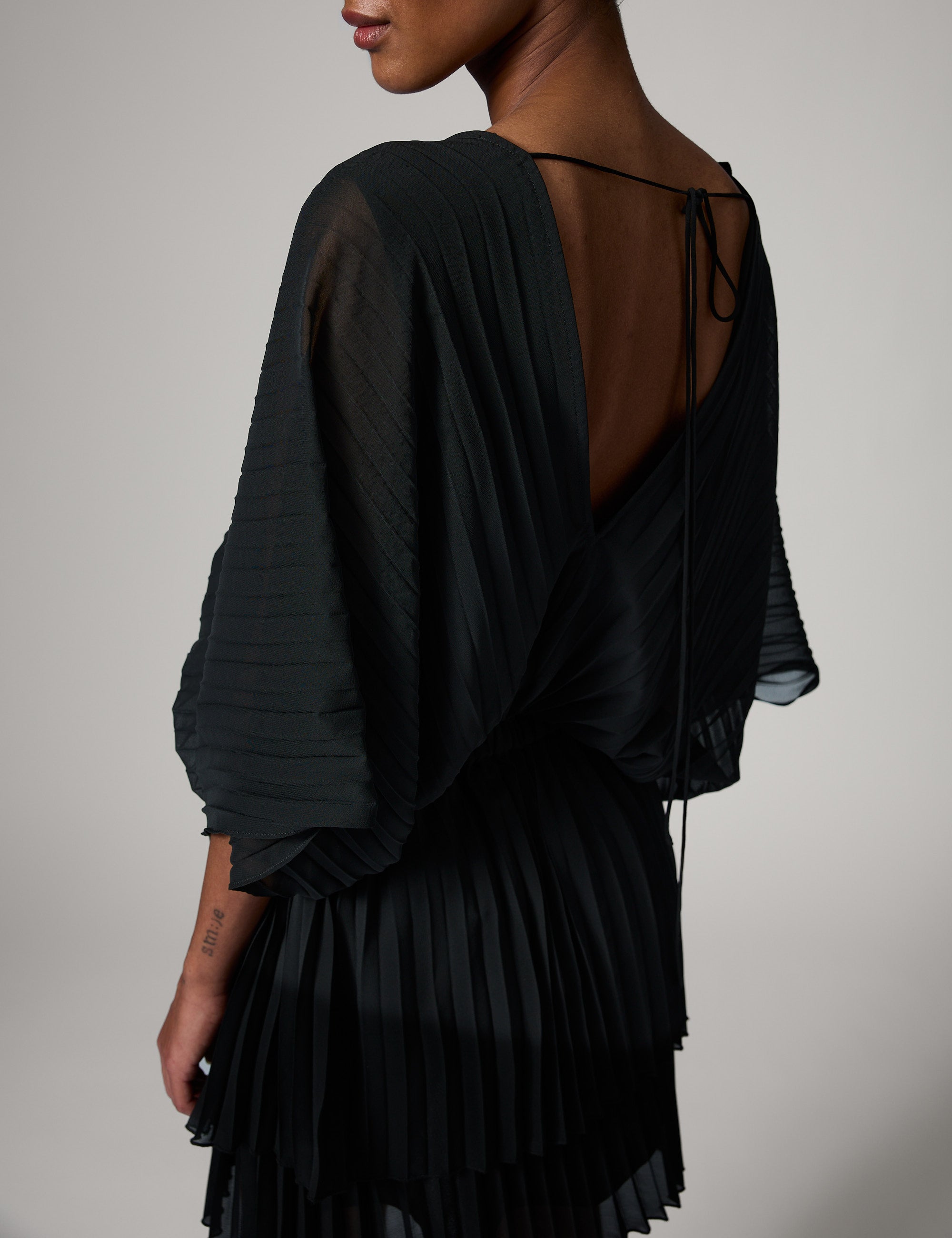 DAY Birger ét Mikkelsen Young - Chiffon Plisse Dress 190303 Black