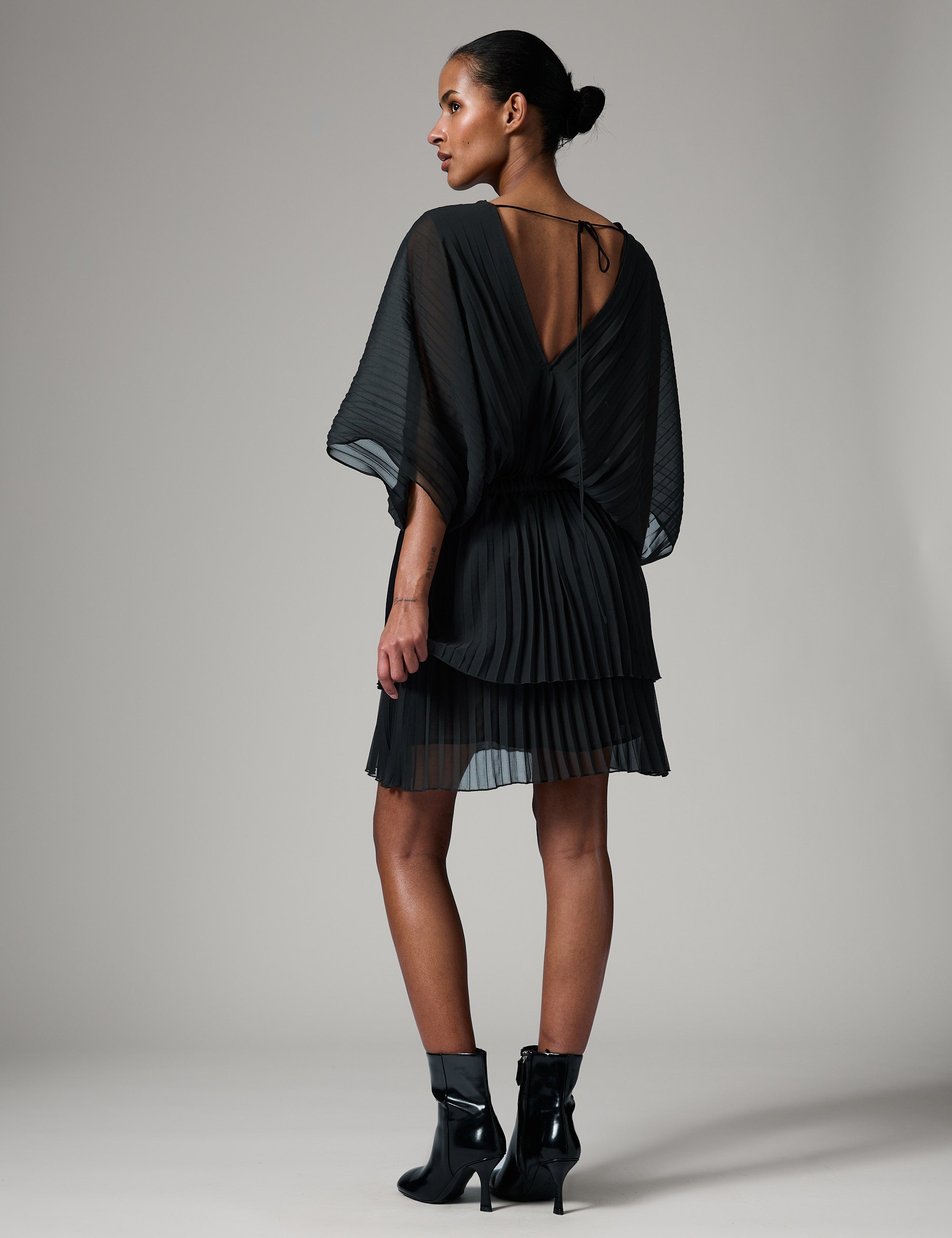 DAY Birger ét Mikkelsen Young - Chiffon Plisse Dress 190303 Black